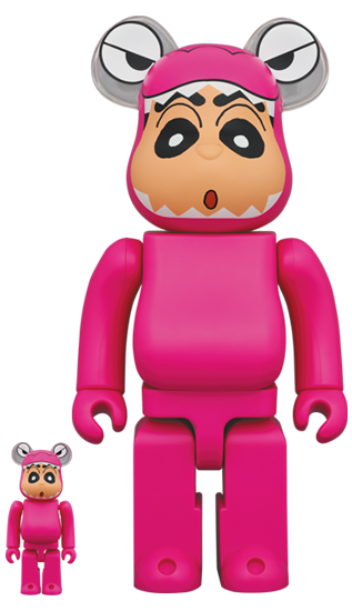 BEERBRICK 蠟筆小新 WANIYAMA SAN ワニ山さん 100% & 400%