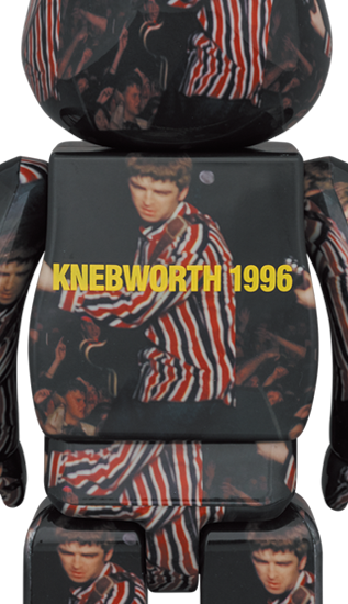 BEARBRICK OASIS KNEBWORTH 1996 (Noel Gallagher & Liam Gallagher) 100% & 400% SET OF 2