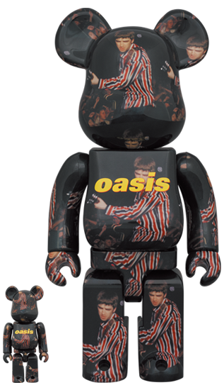 BEARBRICK OASIS KNEBWORTH 1996 (Noel Gallagher) 100% & 400%