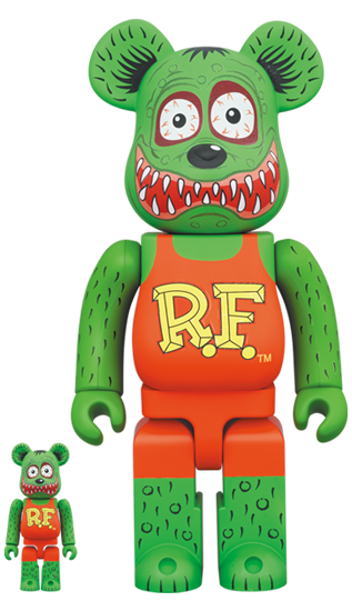 BEARBRICK RAT FINK 100% & 400%