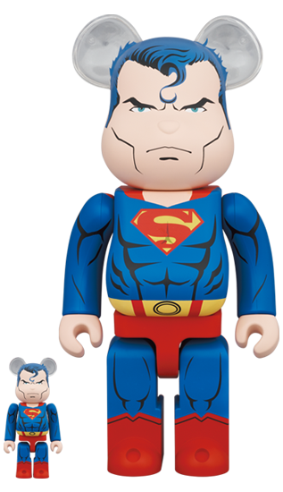 BEARBRICK SUPERMAN (BATMAN HUSH Ver.) 100% & 400%