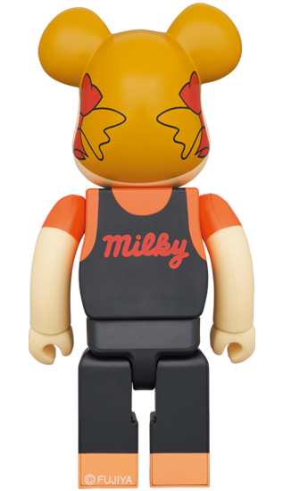 BEARBRICK COFFEE MILKY ペコちゃん コーヒーミルキー 牛奶妹 100% & 400%