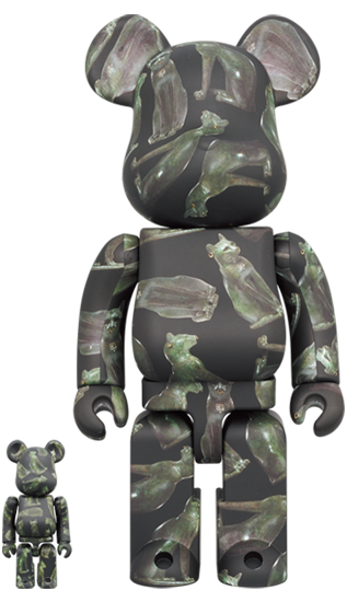 BEARBRICK THE BRITISH MUSEUM "THE GAYER-ANDERSON CAT" 100% & 400%