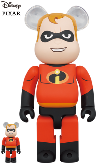 BEARBRICK Mr. INCREDIBLE 100% & 400%