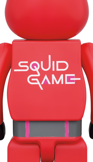 BEARBRICK SQUID GAME (イカゲーム) GUARD "○/△/□" 100% & 400% SET OF 3