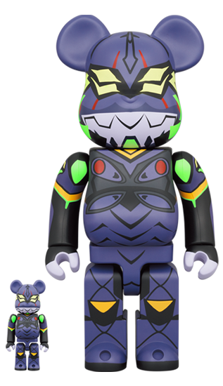 BEARBRICK EVA 13號機 (新塗装版) エヴァンゲリオン 100% & 400%