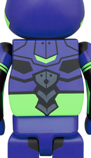 BEARBRICK EVA 初號機 (新塗装版) エヴァンゲリオン 100% & 400%