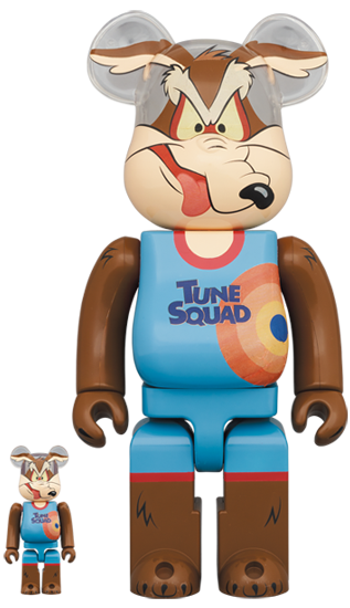 BEARBRICK WILE E. COYOTE (SPACE JAM A NEW LEGACY) 100% & 400%