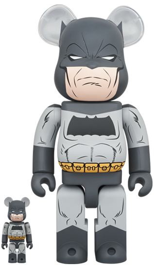BEARBRICK BATMAN (TDKR Ver.) 100% & 400%