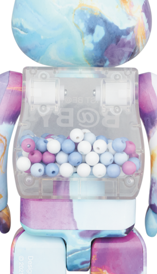 BEARBRICK MY FIRST BABY MARBLE Ver. 100% & 400%