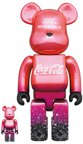 BEARBRICK COCA-COLA CREATIONS 100% & 400%