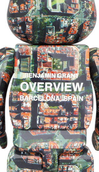 BEARBRICK BENJAMIN GRANT 「OVERVIEW」 BARCELONA 100% & 400%