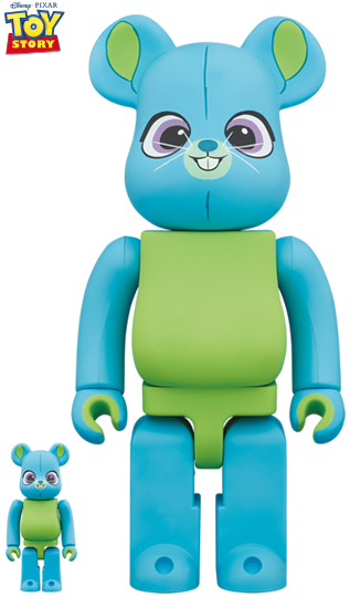 BEARBRICK TOY STORY BUNNY & DUCKY 100% & 400% SET OF 2