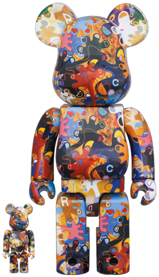 BEARBRICK 木梨憲武《のっ手いこー！REACH OUT》100% & 400%