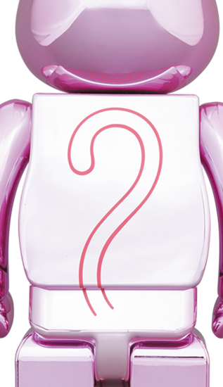 BEARBRICK PINK PANTHER CHROME Ver. 100% & 400%