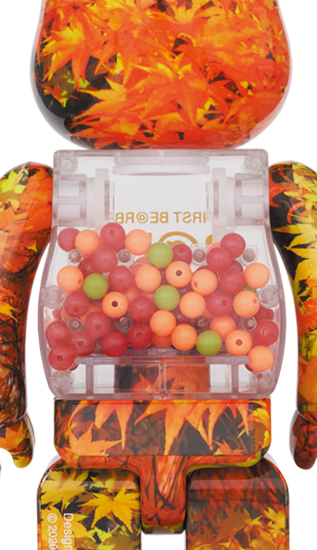 BEARBRICK MY FIRST BABY AUTUMN LEAVES Ver. 100% & 400%
