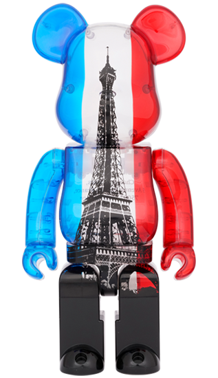 BEARBRICK EIFFEL TOWER TRICOLOR Ver. 400%