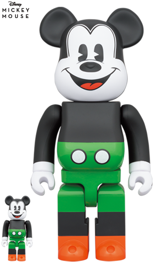 BEARBRICK MICKEY MOUSE 1930's POSTER 100% & 400%