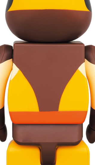BEARBRICK WOLVERINE (BROWN Ver.) 100% & 400%