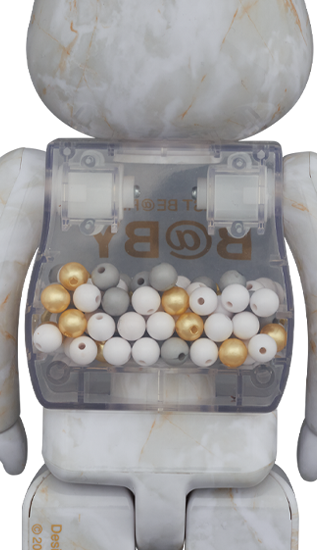 BEARBRICK MY FIRST BABY MARBLE (大理石) Ver. 100% & 400%