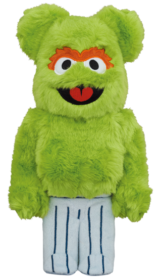 BEARBRICK SESAME STREET OSCAR THE GROUCH COSTUME Ver. 400%