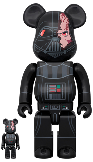 BEARBRICK DARTH VADER DAMAGE Ver. (OBI-WAN KENOBI Ver.) 100% & 400%