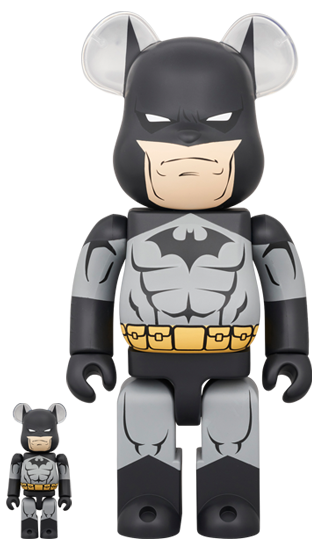 BEARBRICK BATMAN (BATMAN HUSH BLACK Ver.) 100% & 400%