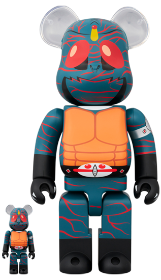 BEARBRICK 仮面 亞馬遜 ライダーアマゾン 100% & 400%