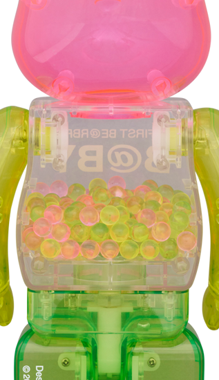 BEARBRICK MY FIRST BABY 1st COLOR CLEAR Ver. 100% & 400%