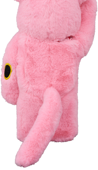 BEARBRICK 桃色 招財貓 毛毛 着ぐるみ 400%