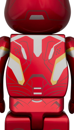 BEARBRICK IRON MAN MARK 45 100% & 400%