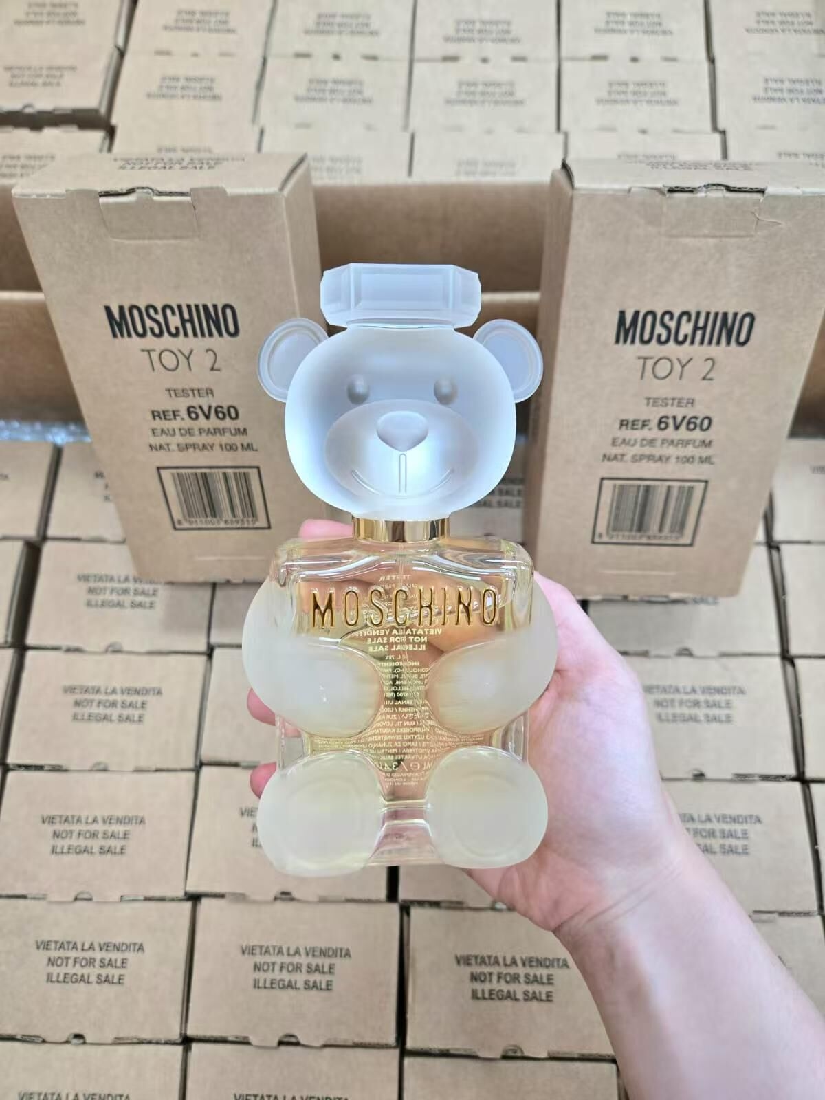 Moschino 白小熊香水EDP.100ML簡装(有蓋 -T