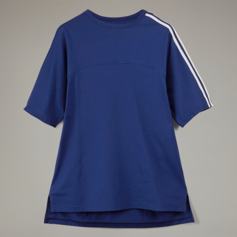 【 Y-3 M 3S SS TEE 三條紋短T - 藍 】