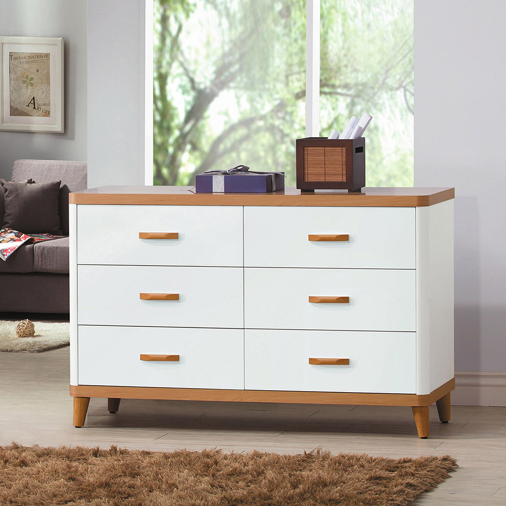 喬菲4尺六斗櫃/六抽收納櫃/置物櫃