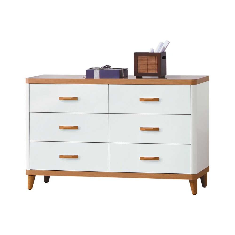 喬菲4尺六斗櫃/六抽收納櫃/置物櫃