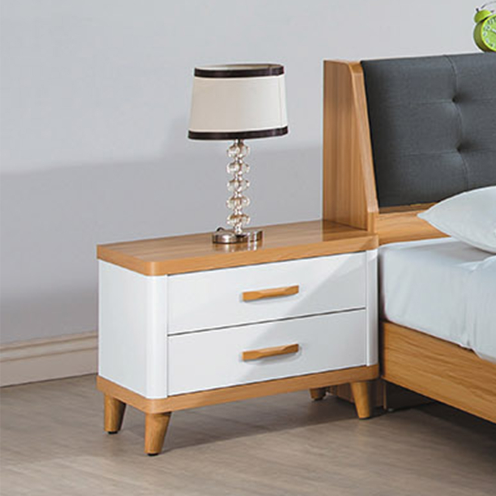 喬菲1.8尺床頭櫃/二抽收納櫃/置物櫃
