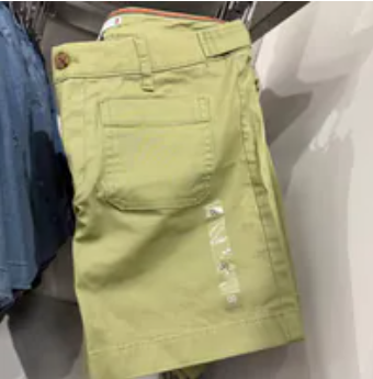 [S] TOMMY HILFIGER FADED OLIVE PATCH POCKET CLASSIC 5' SHORT, XW04387-300 (STH1323)