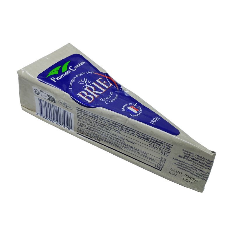 法國牧場布里份裝芝士 France Brie Portion Pâturages Comtois Cheese 180克 / 件  (0-4°C)
