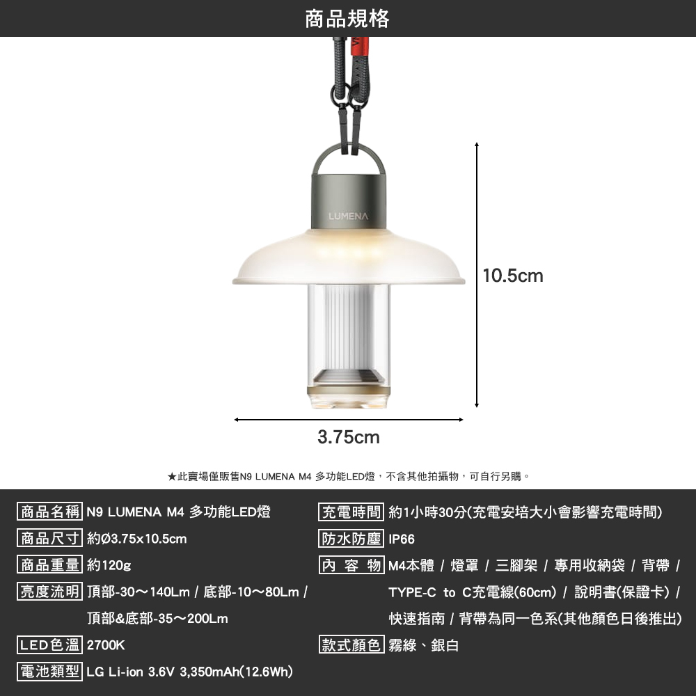 N9 LUMENA M4 多功能LED燈