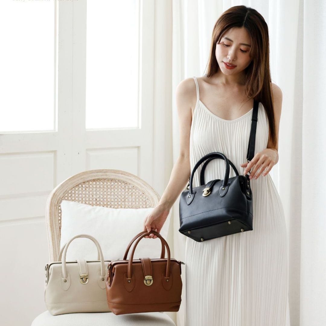 方舟醫生包(真皮女包/頭層牛皮/硬挺不扁塌)