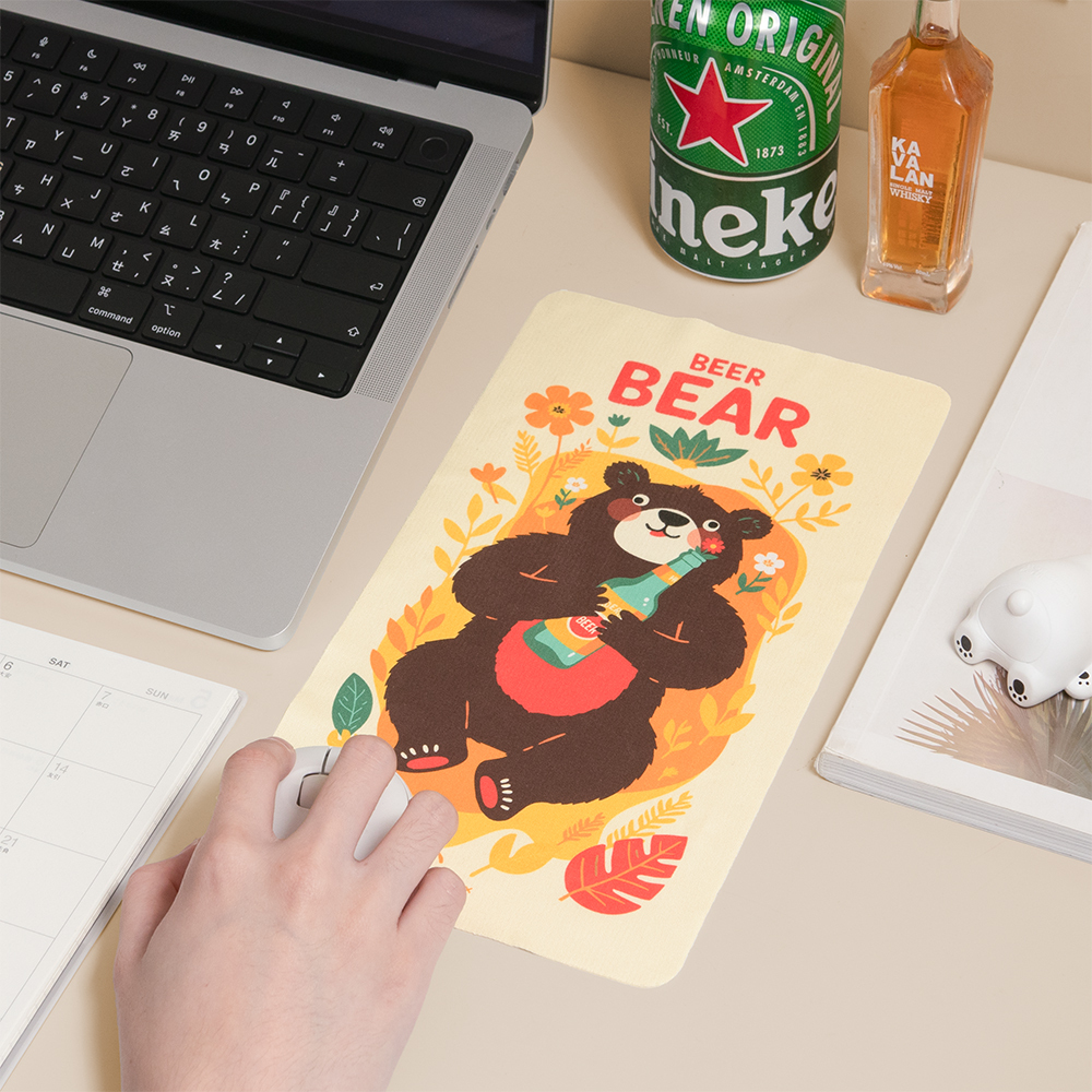 【神奈川沖浪喵】三合一多功能滑鼠墊-標準尺寸