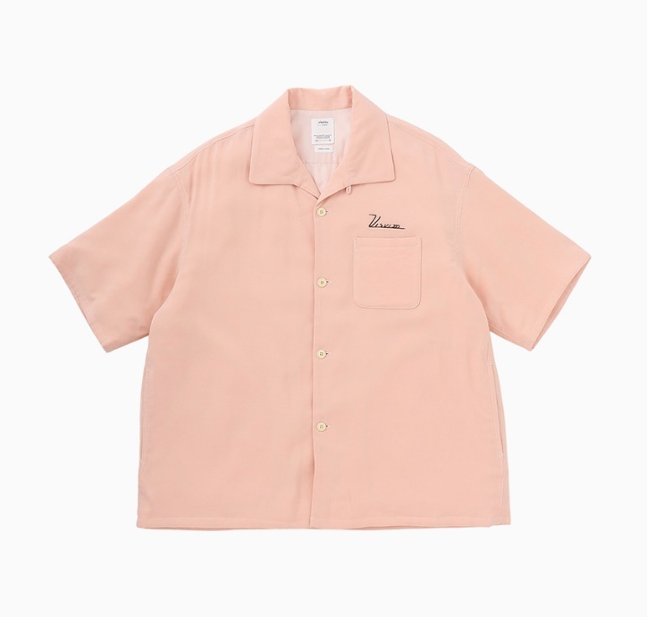 RE-STOCK: VISVIM 2025 S/S GRAYSON DOWN SHIRT S/S *羽絨 - PINK PRE ORDER ITEM (預訂中)