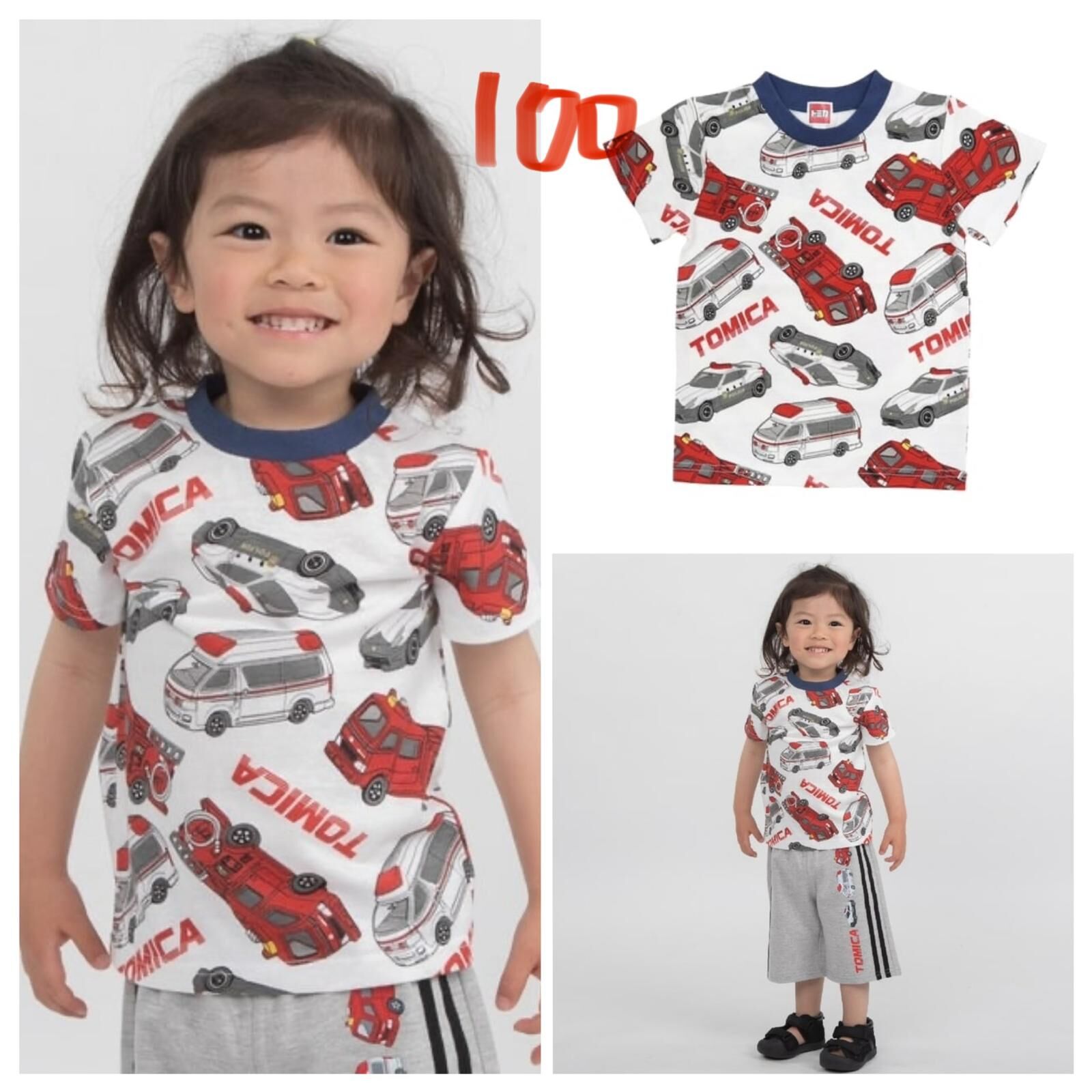 (現貨) 日本直送 Tomica 童裝衫仔 Top Size 100