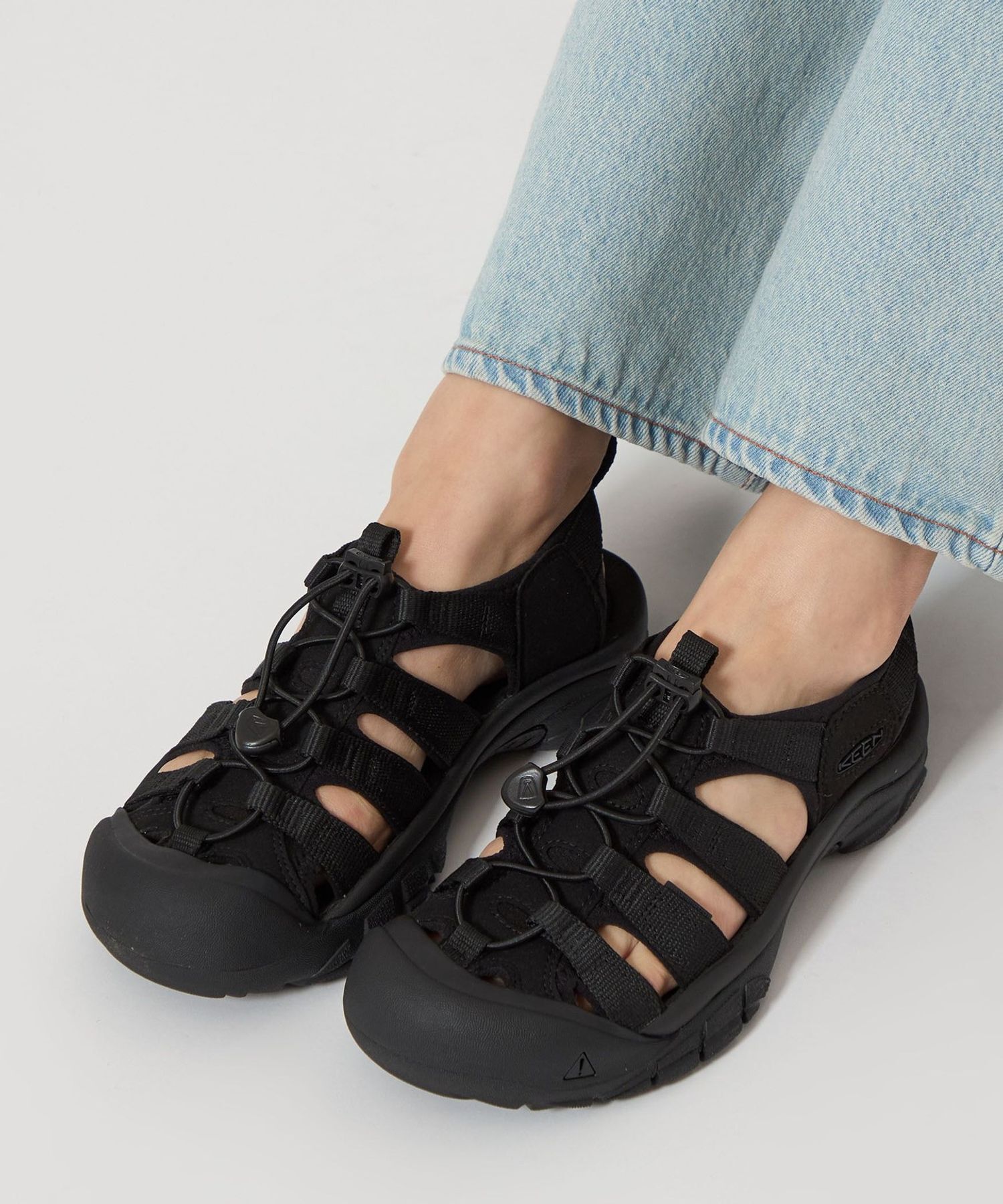 限時特價預購┃KEEN WOMENS NEWPORT H2 黑色 機能 涼鞋