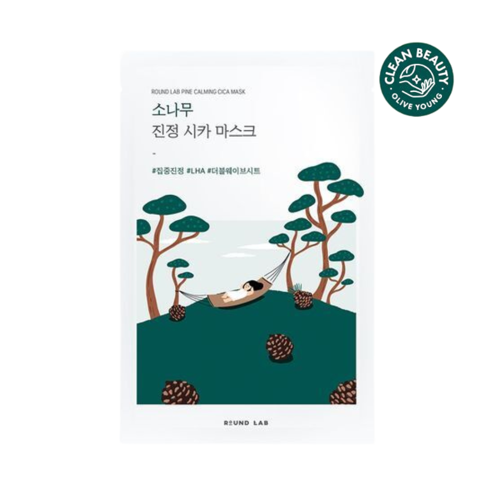 Round Lab 松樹積雪草系列  鎮定面膜(單片)