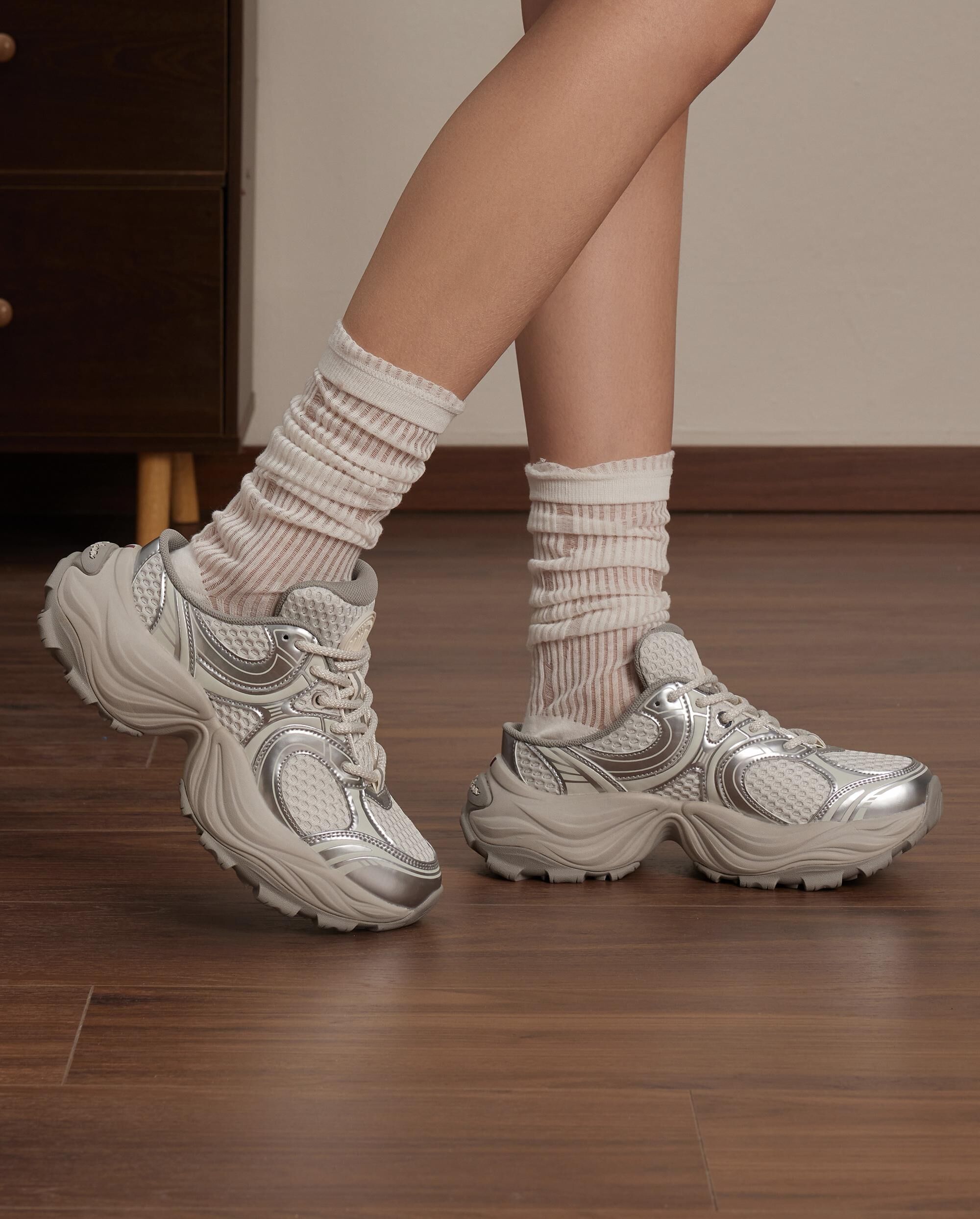 女鞋 PALLADIUM PALLABLOOM CK SLP W 黑銀 灰銀 厚底 潮流 休閒 半拖 老爹鞋【99406】