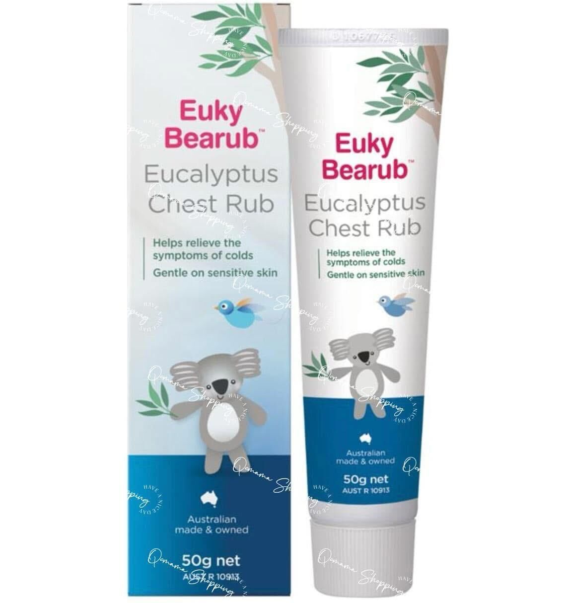 (現貨) 澳洲直送 Euky Bearub 幼兒緩解感冒鼻塞按摩膏 (50g)