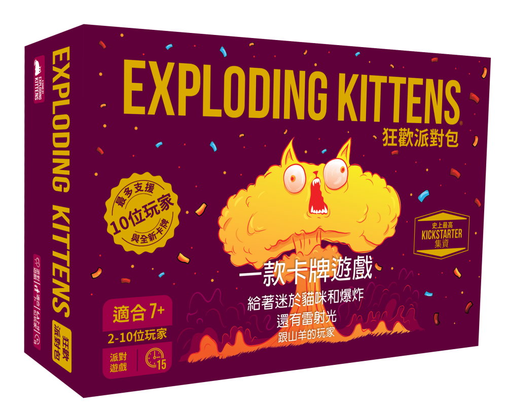 Exploding Kittens Party Pack No Music