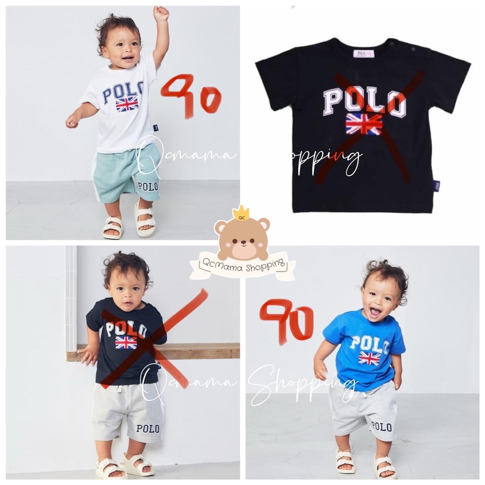(現貨) 日本直送Polo Baby 童裝衫Top (Size 90)