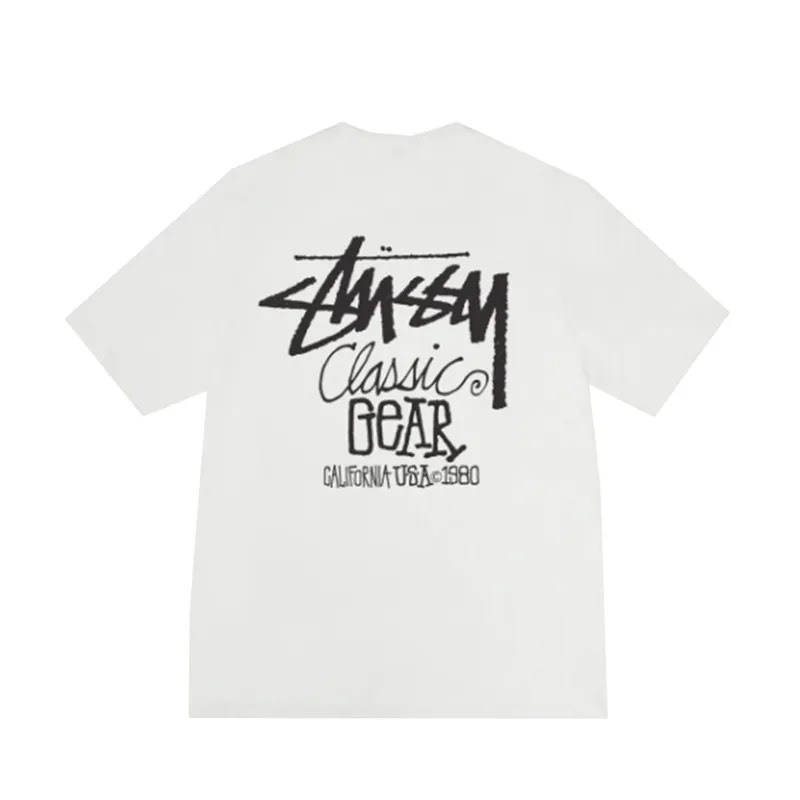 【現貨】 Stussy CLASSIC GEAR TEE PIGMENT DYED 白色 黑色 紫色 短袖